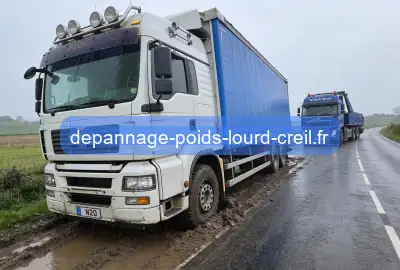 Camion embourbé